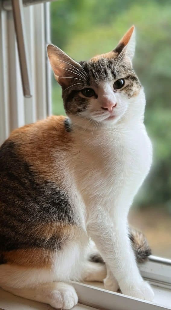 Scribbles, a cat at Purrmont Cat Café